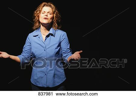 Woman worshipping View Large Photo Image Stock Image - Woman worshipping. Fotosearch