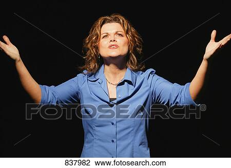 Woman worshipping View Large Photo Image Stock Image - Woman worshipping. Fotosearch