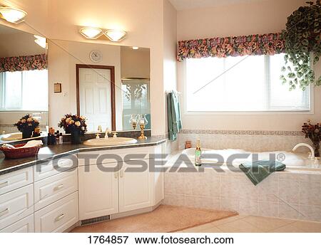 Stock Photo - A bathroom. Fotosearch