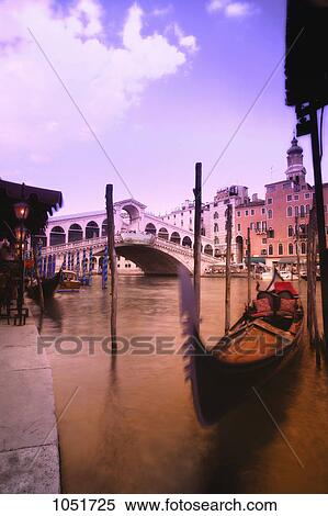 Stock Photography - A bridge at sunset. Fotosearch