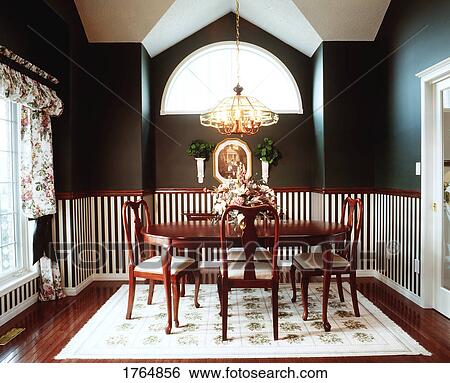 Stock Photograph - A dining room. Fotosearch