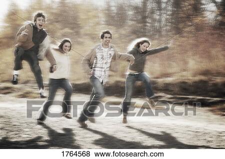 A double date View Large Photo Image Stock Photo - A double date. Fotosearch