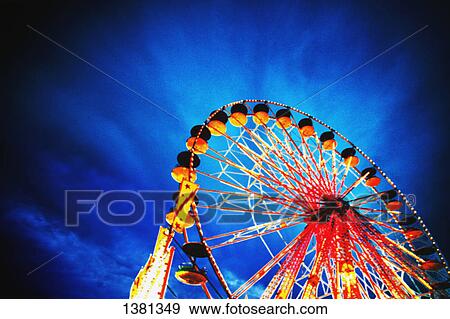 Stock Photo - A Ferris wheel. Fotosearch