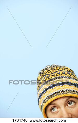A knitted toque View Large Photo Image Stock Image - A knitted toque. Fotosearch