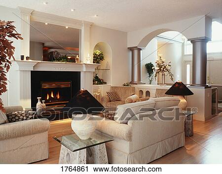 Stock Image - A living room. Fotosearch