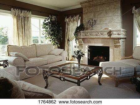Stock Image - A living room. Fotosearch