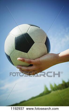 A soccer ball View Large Photo Image Stock Photo - A soccer ball. Fotosearch