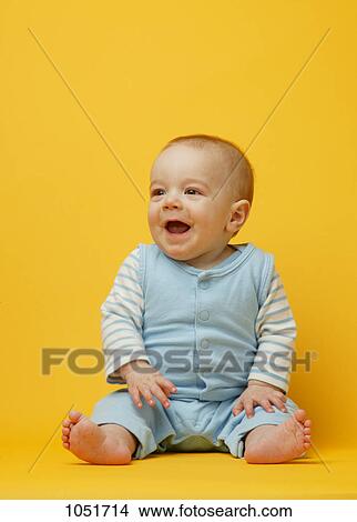 Picture - Baby smiles. Fotosearch