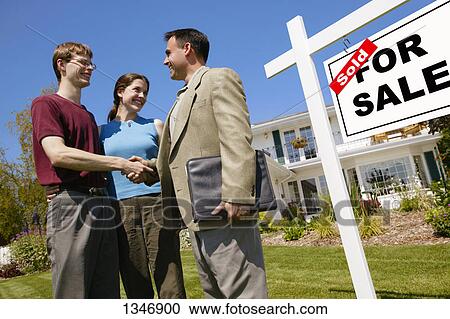 Buying a new house View Large Photo Image Stock Image - Buying a new house. Fotosearch