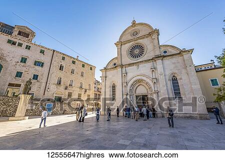 Cathedral of St. James; Sibenik, Croatia View Large Photo Image Stock Photograph - Cathedral of St. James; Sibenik, Croatia. Fotosearch