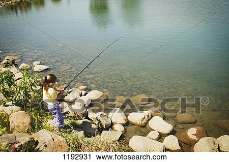 Child fishing on a beach View Large Photo Image Stock Image - Child fishing on a beach. Fotosearch