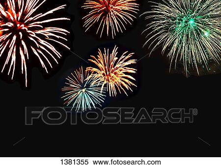 Colorful fireworks View Large Photo Image Stock Photography - Colorful fireworks. Fotosearch