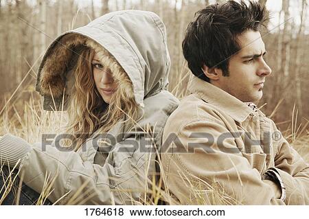 Couple have a fight View Large Photo Image Stock Photo - Couple have a fight. Fotosearch