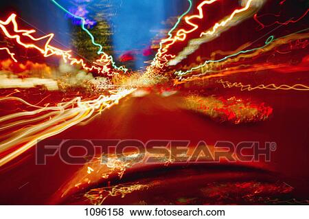Stock Photo - Driving fast. Fotosearch