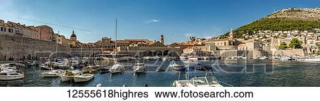 Dubrovnik's Old Port; Dubrovnik, Dubrovnik-Neretva County, Croatia View Large Photo Image Stock Photograph - Dubrovnik's Old Port; Dubrovnik, Dubrovnik-Neretva County, Croatia. Fotosearch