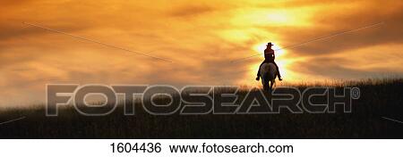 Stock Photograph - Horseback rider. Fotosearch
