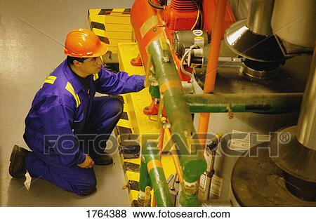 Stock Photo - Man in industry. Fotosearch