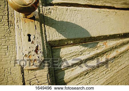 Old lock on a door View Large Photo Image Stock Photograph - Old lock on a door. Fotosearch