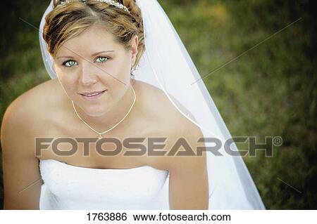 Portrait of a bride View Large Photo Image Stock Photograph - Portrait of a bride. Fotosearch
