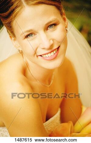 Portrait of a bride View Large Photo Image Stock Photography - Portrait of a bride. Fotosearch