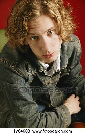 Stock Photo - Portrait of a teenager. Fotosearch