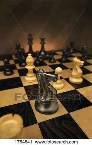 Stock Image - The black knight. Fotosearch