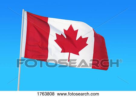 The Canadian Flag View Large Photo Image Stock Photo - The Canadian Flag. Fotosearch