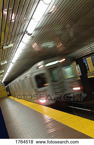 Underground train View Large Photo Image Stock Photo - Underground train. Fotosearch