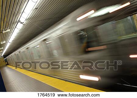 Stock Photo - Underground train. Fotosearch