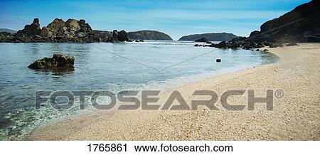 Stock Image - A beach. Fotosearch