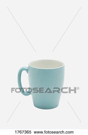 Stock Photography - A blue mug. Fotosearch