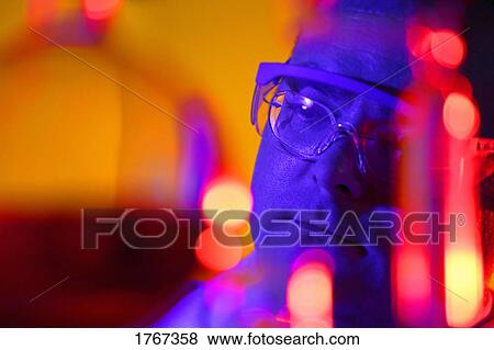 A chemist in a laboratory View Large Photo Image Stock Photo - A chemist in a laboratory. Fotosearch