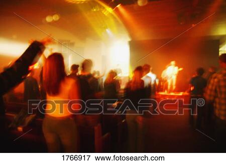 Stock Photo - A concert. Fotosearch