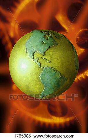 Stock Photography - A globe. Fotosearch