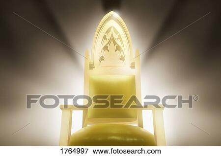 Stock Photo - A golden throne. Fotosearch