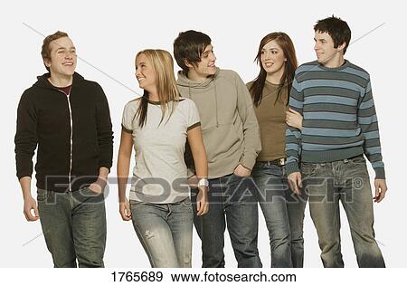 Stock Photo - A group of people. Fotosearch