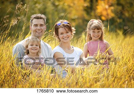 A happy family View Large Photo Image Stock Image - A happy family. Fotosearch