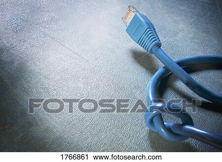 Stock Image - A knot in communication. Fotosearch