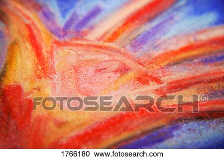 Stock Image - A painting of a hand. Fotosearch