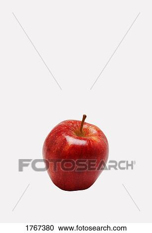 A red apple View Large Photo Image Stock Image - A red apple. Fotosearch
