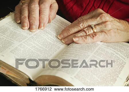 A senior reading Bible View Large Photo Image Stock Image - A senior reading Bible. Fotosearch