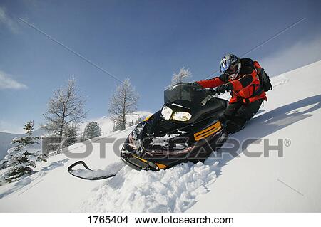 A ski-doo View Large Photo Image Picture - A ski-doo. Fotosearch