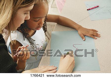 Stock Image - A Sunday school class. Fotosearch