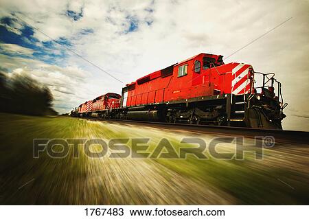 Stock Image - A train. Fotosearch
