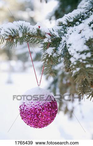 Stock Photo - A tree with a decoration. Fotosearch