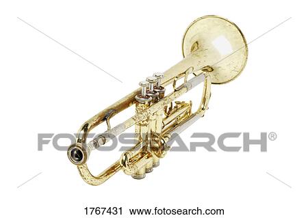 Stock Image - A trumpet. Fotosearch