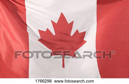 Stock Photo - Canadian flag. Fotosearch