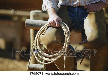 Cowboy with rope View Large Photo Image Stock Image - Cowboy with rope. Fotosearch