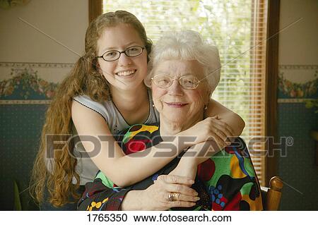 Grandmother and grandchild View Large Photo Image Stock Image - Grandmother and grandchild. Fotosearch