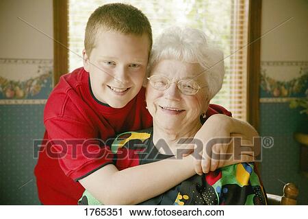 Grandmother and grandchild View Large Photo Image Stock Image - Grandmother and grandchild. Fotosearch